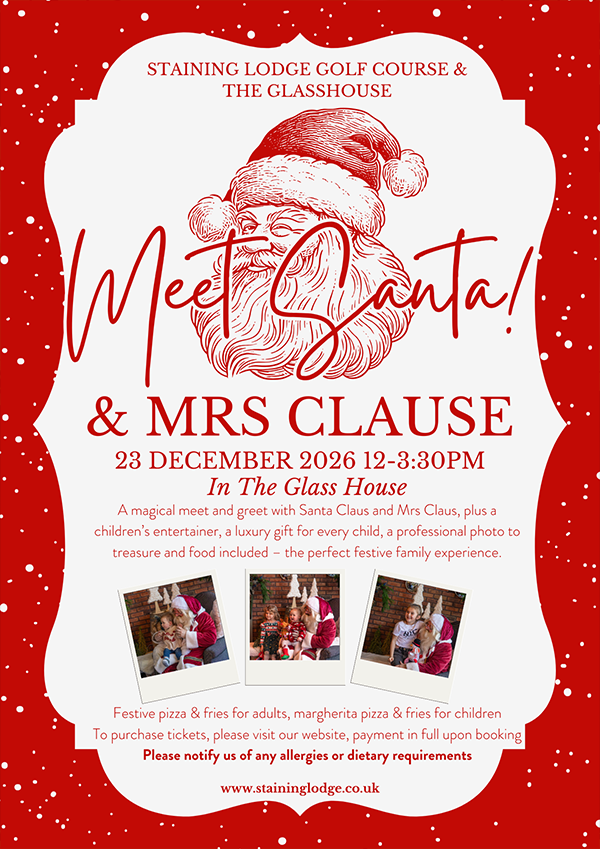 Staining Lodge Golf Course Meet Santa & Mrs Clause